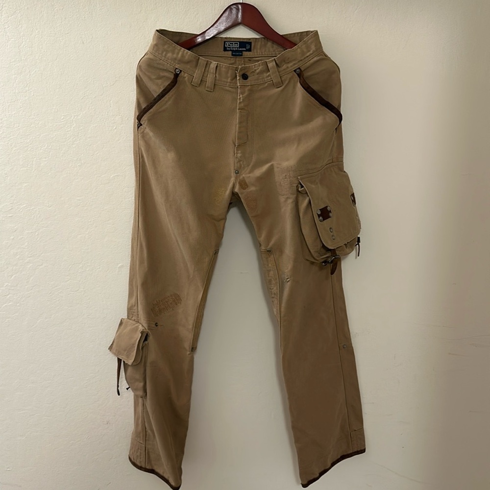 Polo Ralph Lauren Vintage Tactical Cargo Pants Sz 32 waist